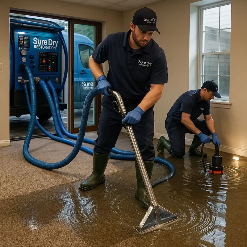 Water Extraction and Removal process in Westworth, TX
